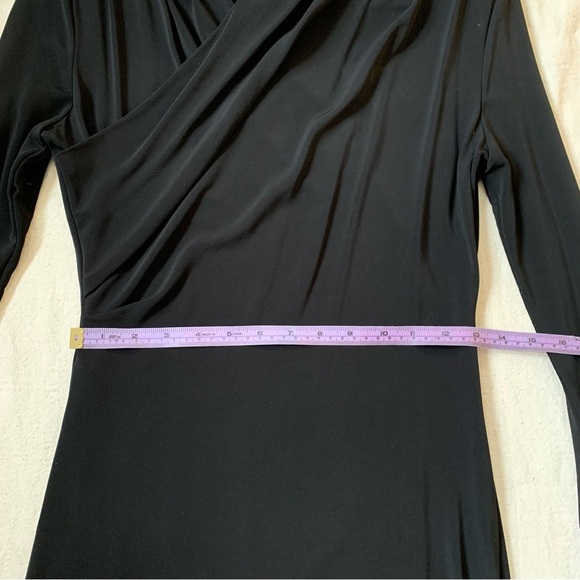 Gauge81 Black High Neck Wrap Mini Dress “Tver” Size S - Picture 12 of 12